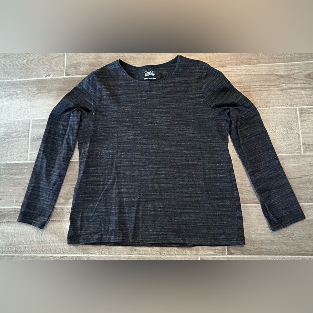 Croft & Barrow Classic Black Tee